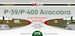 Bell P39/P400 Airacobra over the Solomon Islands (10 Schemes) DK72111