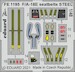 Detailset F/A18E Super Hornet Seatbelts (MENG) FE1195
