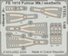 Detailset Fairey Fulmar MKI Seatbelts - steel- (Trumpeter) FE1410