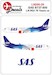 Boeing 737-800 LN-RGI SAS 70 years cs (Hasegawa) LN200-020