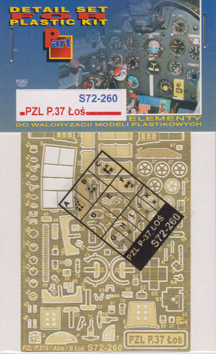 Detailset PZL P37 Los (IBG)  S72-260