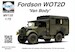 Fordson WOT2 E (15CWT) 'Van Body' MV72135