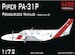 Piper Pa31P Pressurised Navajo (Argentine AF, Israeli Orange Aviation 4X-CBO)  (revised kit)  (BACK IN STOCK) 03-737011
