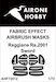 Fabric effect Airbrush masks Reggiane Re2001 (Sword) AHF72012