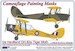 Camouflage Painting masks De Havilland DH82a/c Tiger Moth AMLM33012