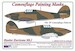 Camouflage Painting masks Hawker Hurricane MK1 Fabric Wings "B" scheme patterns AMLM33017