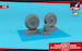 Avro Lancaster/Lincoln Late wheels with weighted wheels AR AW72431