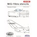 Mig15Bis Stencils  - decal set ACD48006