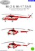 Mi-2/Mi-17 colourful SAR decal set and resin parts ACD72005