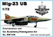 Mikoyan MiG23UB "Flogger " (Academy/Hasegawa) BM7206