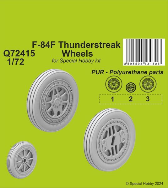 F84F Thunderstreak Wheels  CMK-Q72415