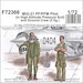 MiG21PF/PFM Pilots in High Altitude Pressure suit and Ground crew (2 figures) F-72366