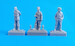 Barracuda crew members - standing (3 figures) CMK-F72326
