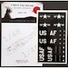 North American F82 Twin Mustang Markings and National Insignia Mask (Airfix) NM48076