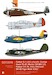 Fokker G1 (LVA, Luftwaffe), Martin WH1/2 , Curtiss H75 (RNEIAF), Tiger Moth (VVC), Fokker TIX) DD72098