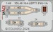 SPACE 3D Detailset Vought F4U-1A Corsair Instrument panel and Seatbelts  (Magic Factory) 3DL48164