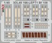 SPACE 3D Detailset Messerschmitt BF108 Instrument panel and Seatbelts  (Eduard) 3DL48166