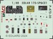 SPACE 3D Detailset Republic P47D-30 Thunderbolt Instrument panel and Seatbelts  (MiniArt) 3DL48170
