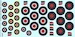 Spitfire British WWII Roundels -late- D72-010