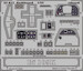 Detailset Dashboard Messerschmitt BF109K (Hasegawa) 33-015