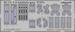 Detailset F4 Phantom II Seatbelts Grey (STEEL) 49-112