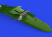 Messerschmitt BF109F/G/K Underwing Gun Pods - open - (Eduard) E672326