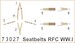 Detailset Seatbelts RFC WW1 SUPER (2x0 E73-027