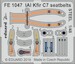 Detailset IAI Kfir C7 Seatbelts (AMK) FE1047