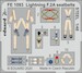 Detailset Lightning F2A Seatbelts (Airfix) FE1093