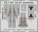 Detailset Sukhoi Su57 Felon Seatbelts (Zvezda) FE1153