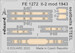 Detailset Ilyushin IL2 mod'43 Seatbelts (Zvezda) FE1272