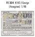 Detailset N1K2-J (George) (Hasegawa) FE304