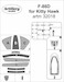 F86D Sabredog Canopy mask for Kitty Hawk kits FLY-ARTM32018