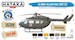 US Army Helicopters paint set (6 colours) HTK-BS19