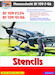 Messerschmitt BF109F-2-F4 & G-1-G-6 Stencils for 4 planes HMD48029