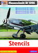 Messerschmitt BF109K-4/6/10/14 Stencils (for 3 planes) HMD48128