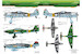 Messerschmitt BF109G-6, Junkers Ju87D-5 Stuka, FW190F-8  (Hung AF) had72031