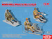 WWII Allied Pilots in Cockpit seated (British, American, Russian)  3 figures icm32111