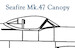 Seafire MK47 Canopy (2x) jy0316