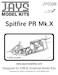 Spitfire PR MKX canopy (2x) jy0326