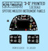 Instrument Panels Spitfire MKIX/MKXVI (Revell/Tamiya) KW3D1321003