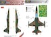 Northrop F5A Freedom Fighter  USAF in Vietnam Camouflage Painting Mask LFM7285