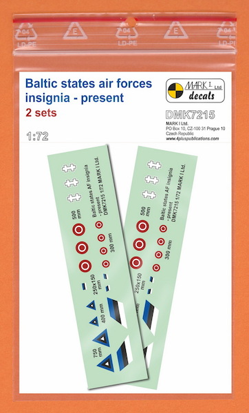 Baltic State Air forces Insignia - Modern (2 sets)  DMK7215