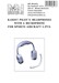 Pilots Headphones with Microphone for Sports Aircrtaft (5x) K48007