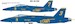 F/A18E/F Super Hornet (Blue Angels 2021 season 75th Anniversary) MILSPEC48-056