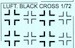 Luftwaffe Fighter Black Crosses CROSSES