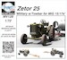 Zetor 25 Tractor 'Military' with towbar for Mig15/17 129-MV128