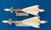Missile R-40T (AA6 Acrid) 2x for MiG25 PM-AL4044