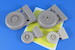 LATE Non Weighted Wheels for F4E/F/G, RF4C/E Phantom (Revell) QMT-R32005M