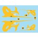 SAAB 35 Draken Yellow Swordfish markings RBD4815